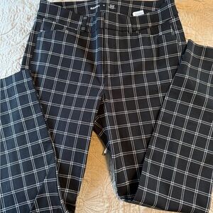 High Waisted Plaid Old Navy Pixie Pants